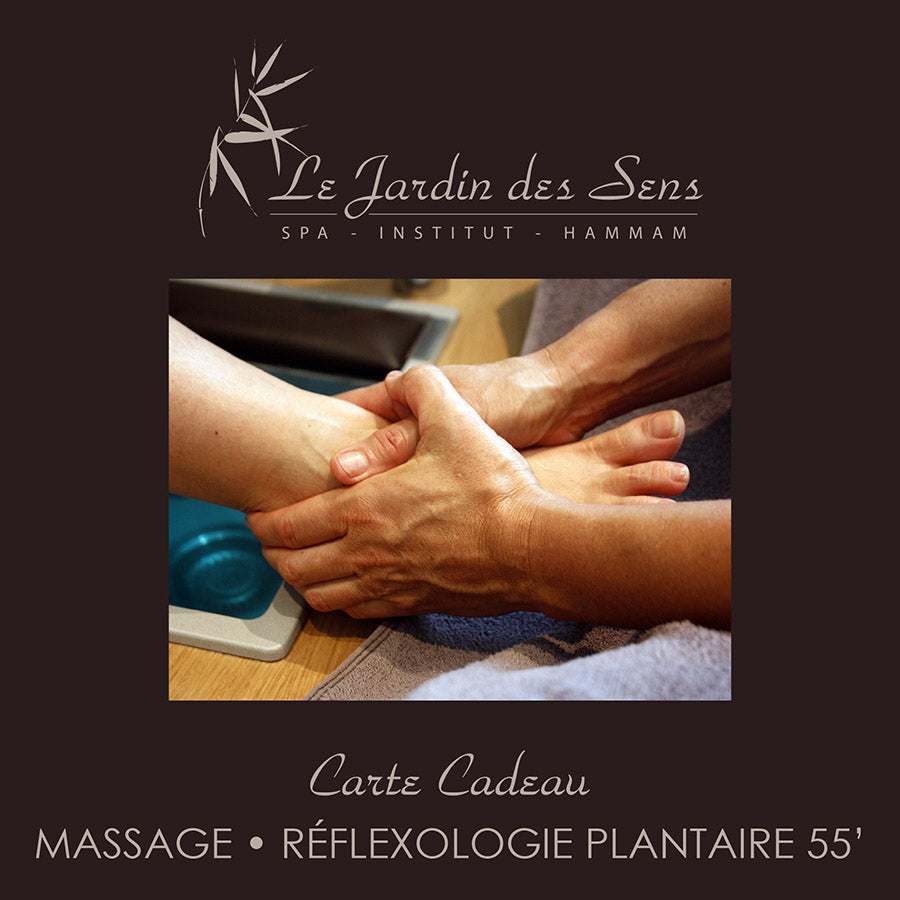 MASSAGE • RÉFLEXOLOGIE PLANTAIRE 55’