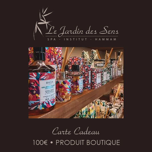 CARTE CADEAU PRODUIT BOUTIQUE • 100€